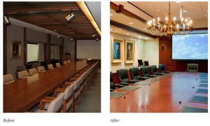 Board Room - before and after