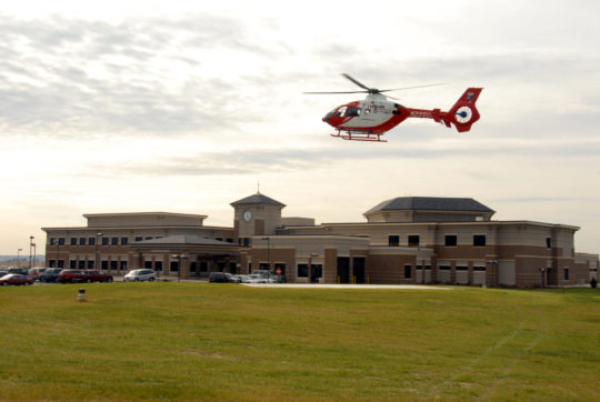 Midwest Medical Center, Galena, IL - 94,000 sf critical access hospital and medical office building including private m/s rooms, emergency department, full diagnostic imaging, sleep lab and surgery