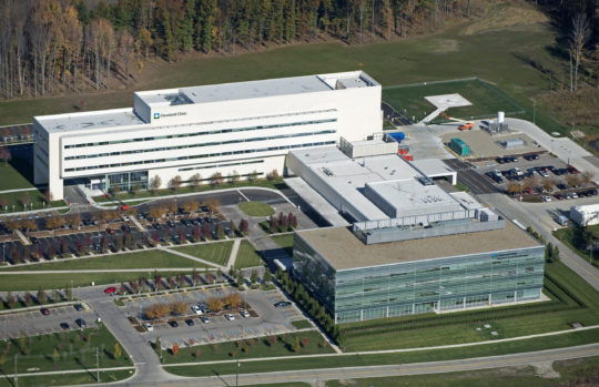 Avon, OH - 220,000 sf, 5-story facility offering 2 floors of inpatient services, 3 floors of inpatient beds (114 beds), 12 ICU rooms. Includes renovations/modifications to existing facility for ED, OR Suite, Imaging Suite and public circulation corridors and walkways.
