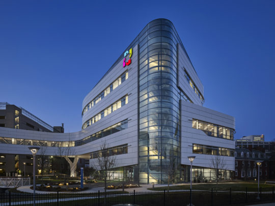 Hartford Hospital Bone & Joint Institute Hartford, CT - 5-story, 150,000 sf comprehensive orthopedic care hospital with 10 OR's, 60 private patient beds, 30 Pre-Op/PACU beds, Central Sterile, diagnostic/imaging facilities, outpatient rehab and administrative offices.